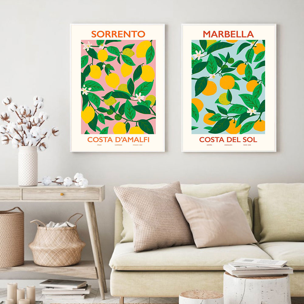 Poster Cetak Buah Lemon Jeruk  - Plant Jackfruit ulasan dan harga